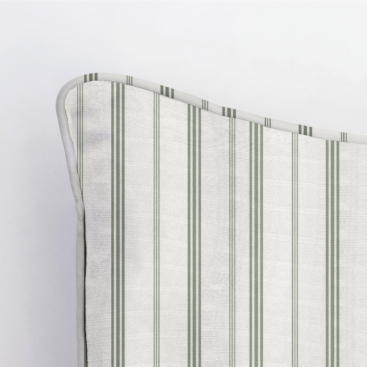 Fog & Found Cream Stripe Throw Pillow - Lemon Park