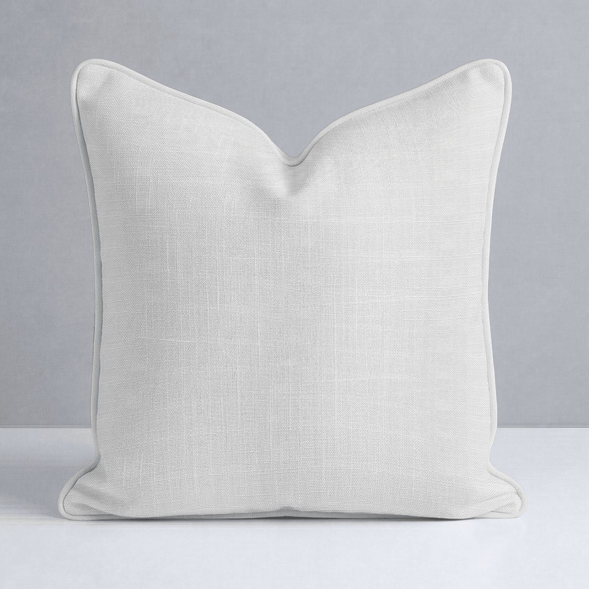 Fog & Found Cream Throw Pillow - Lemon Park