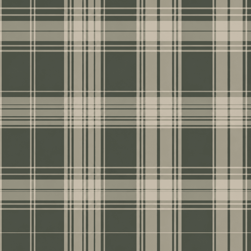 Fog & Found Forest Plaid Wallpaper - Lemon Park