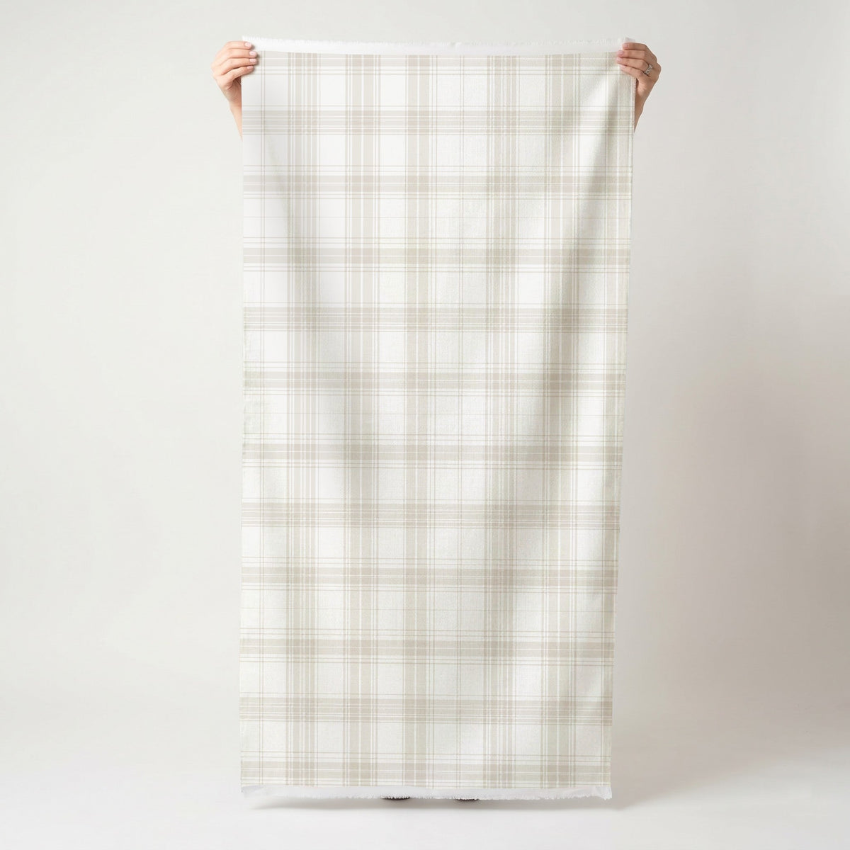 Fog & Found Linen Plaid - Fabric - Lemon Park