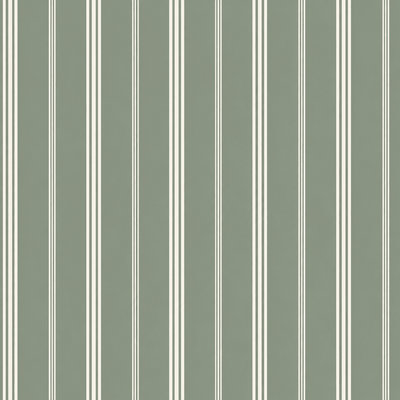 Fog & Found Sage Stripe Wallpaper - Lemon Park