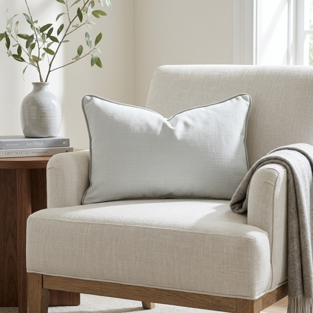 Fog & Found Sage Throw Pillow - Lemon Park