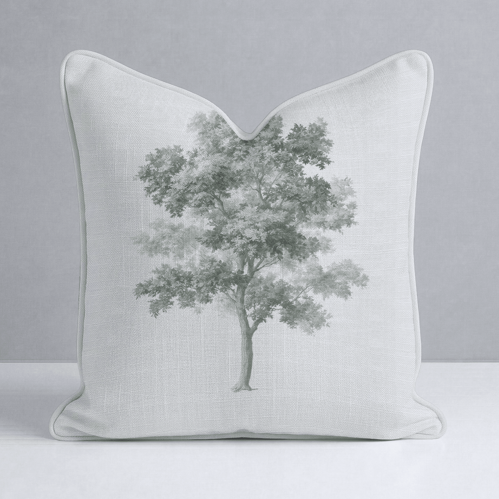 Fog & Found Standing Oak Throw Pillow - Lemon Park