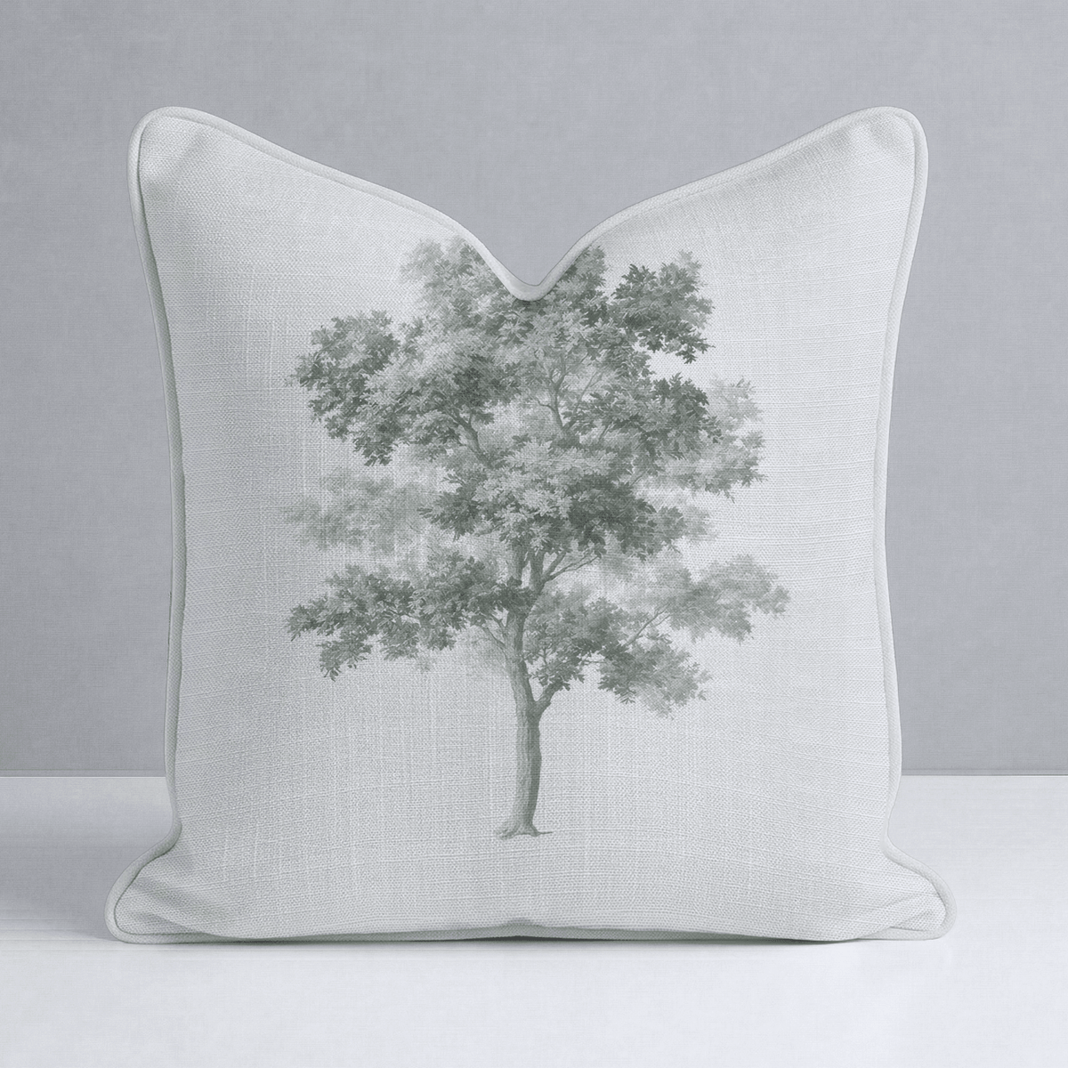 Fog & Found Standing Oak Throw Pillow - Lemon Park