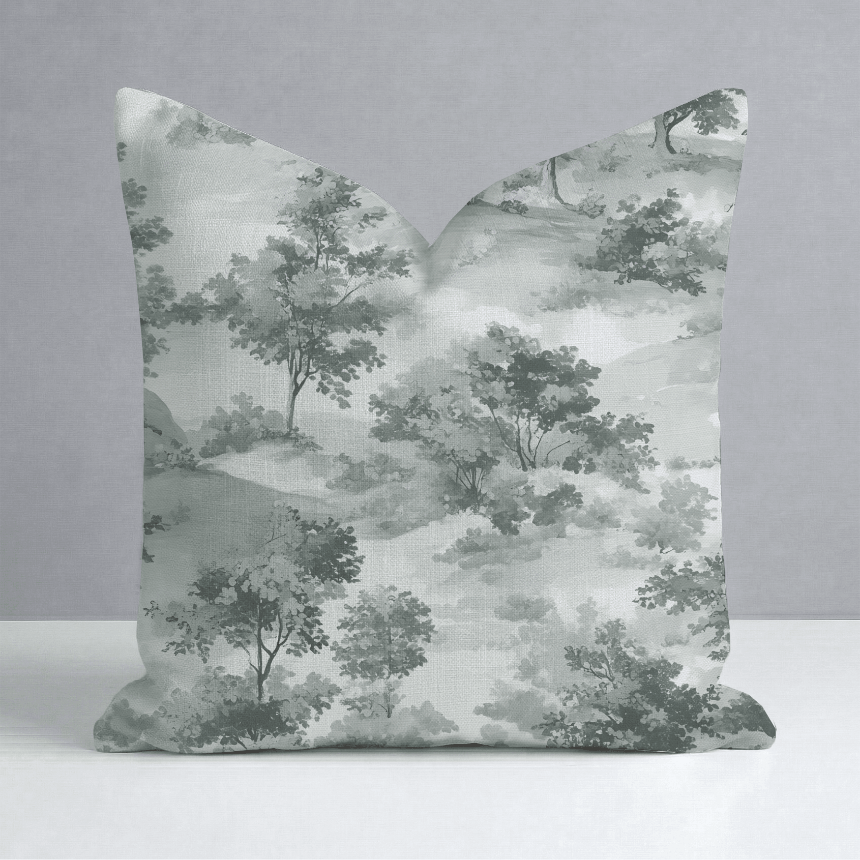 Fog & Found Throw Pillow - Lemon Park