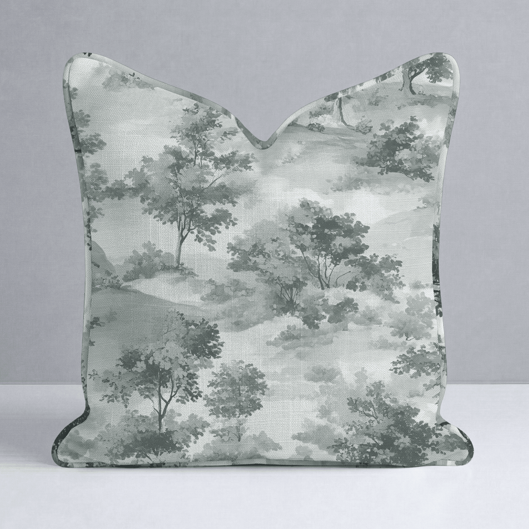 Fog & Found Throw Pillow - Lemon Park