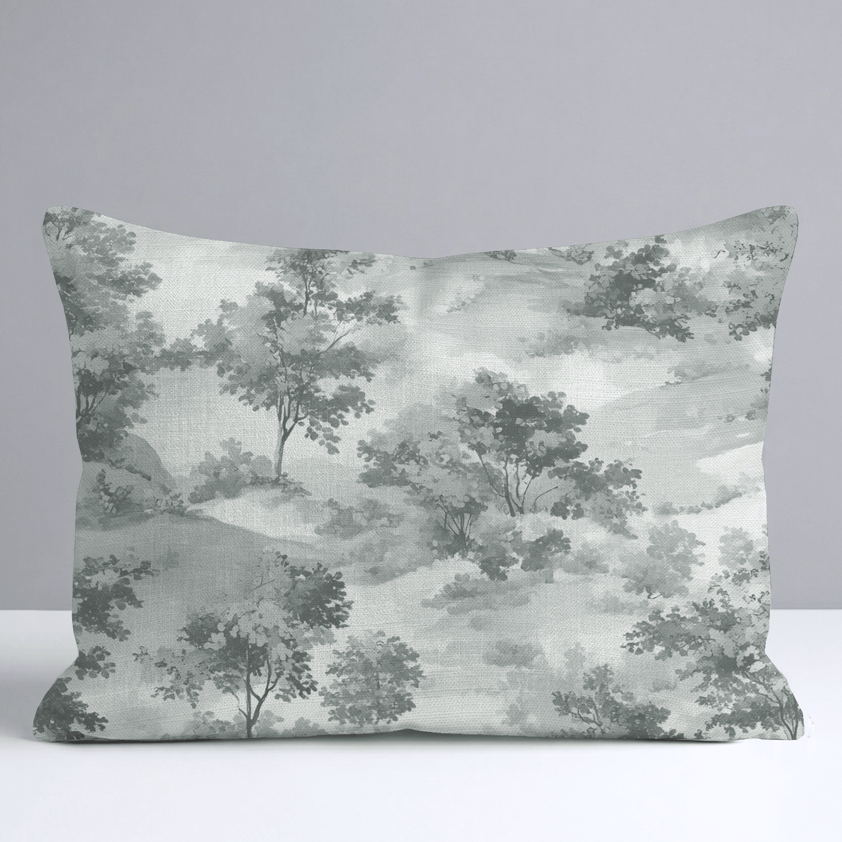 Fog & Found Throw Pillow - Lemon Park