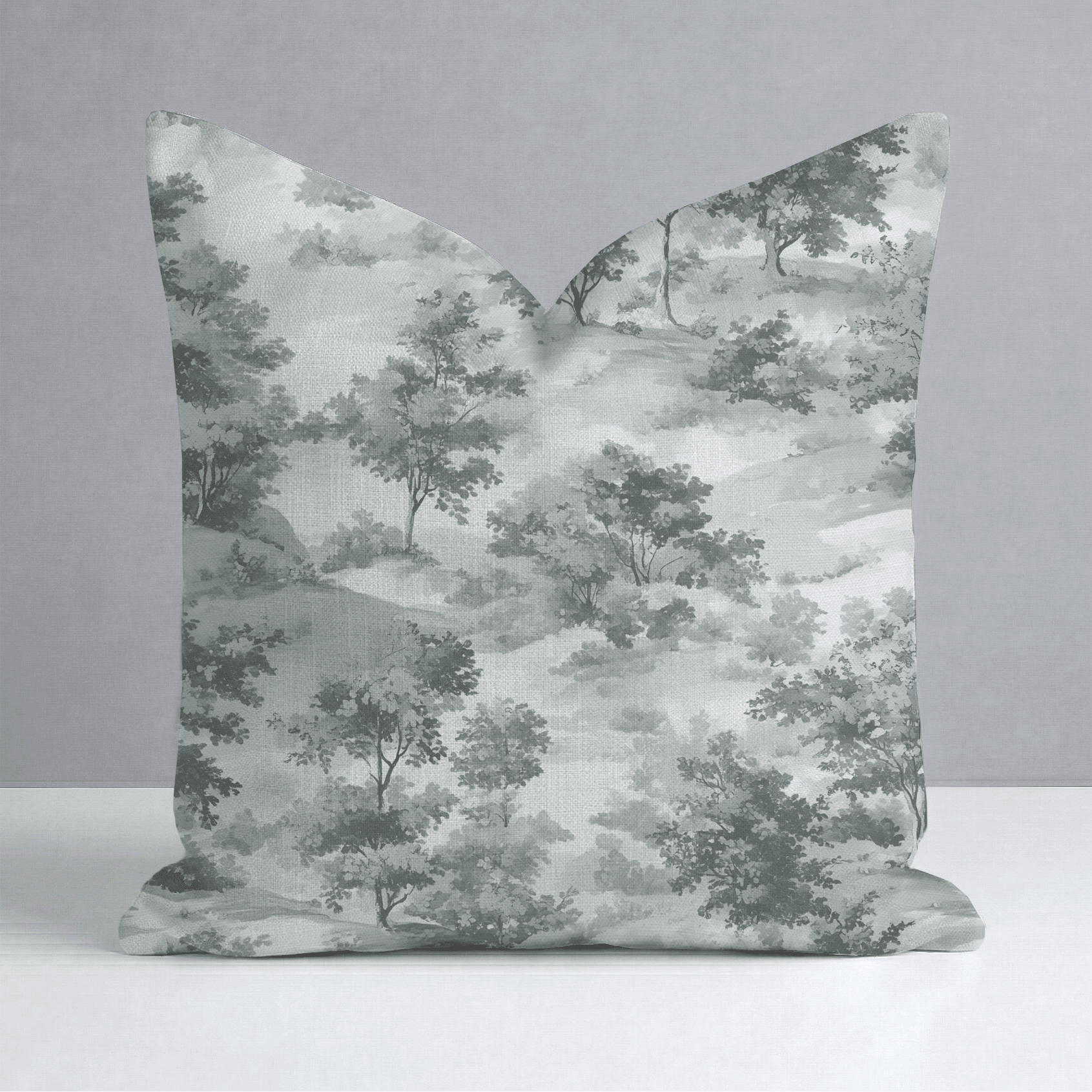 Fog & Found Throw Pillow - Lemon Park