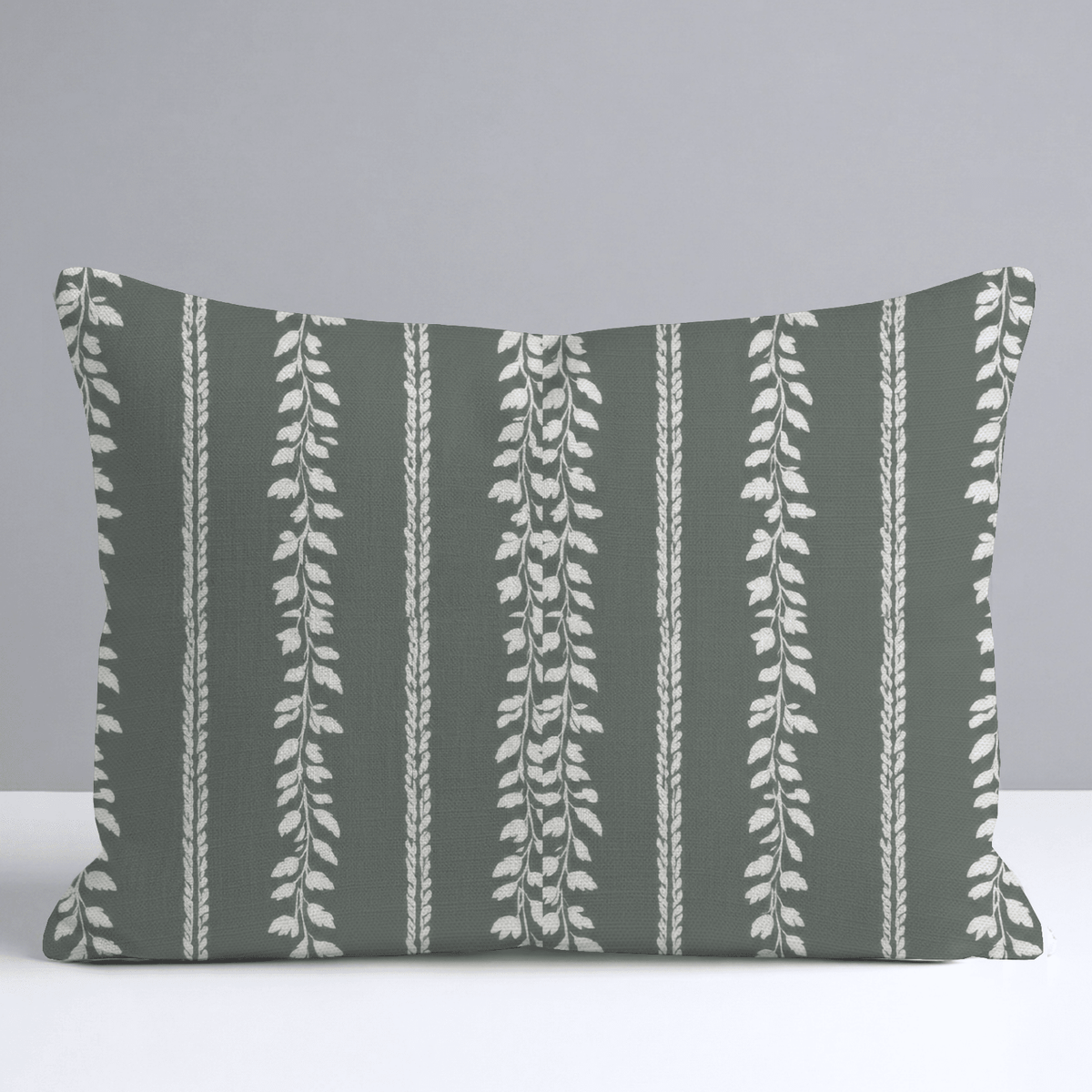 Fog & Found Trailing Vine Throw Pillow - Lemon Park