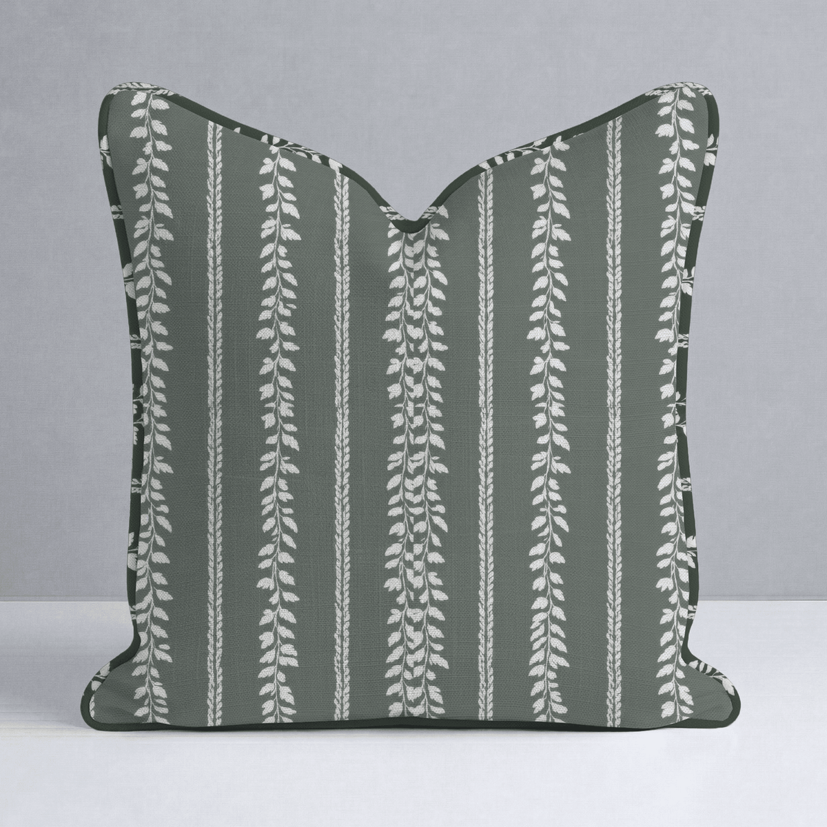 Fog & Found Trailing Vine Throw Pillow - Lemon Park