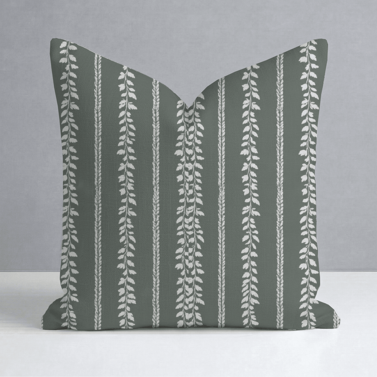 Fog & Found Trailing Vine Throw Pillow - Lemon Park