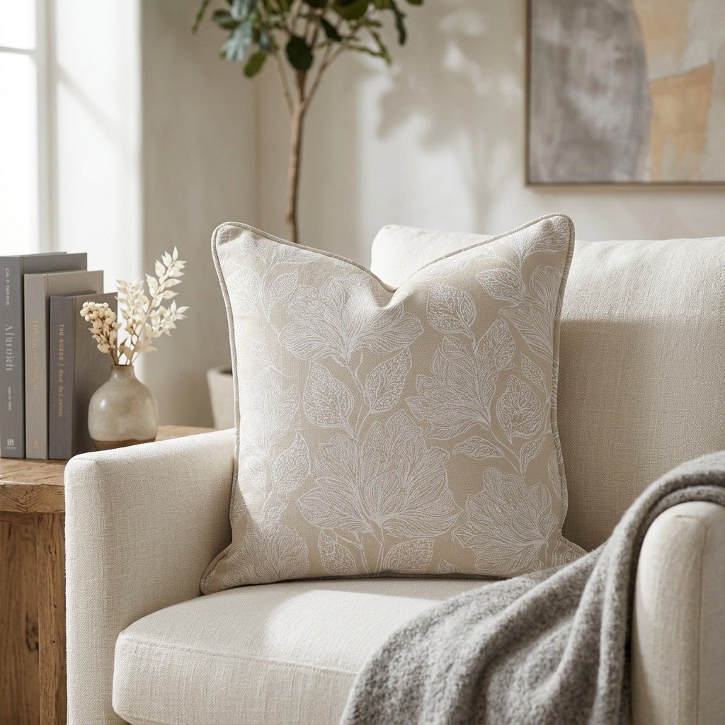 Folk Song Throw Pillow - Lemon Park