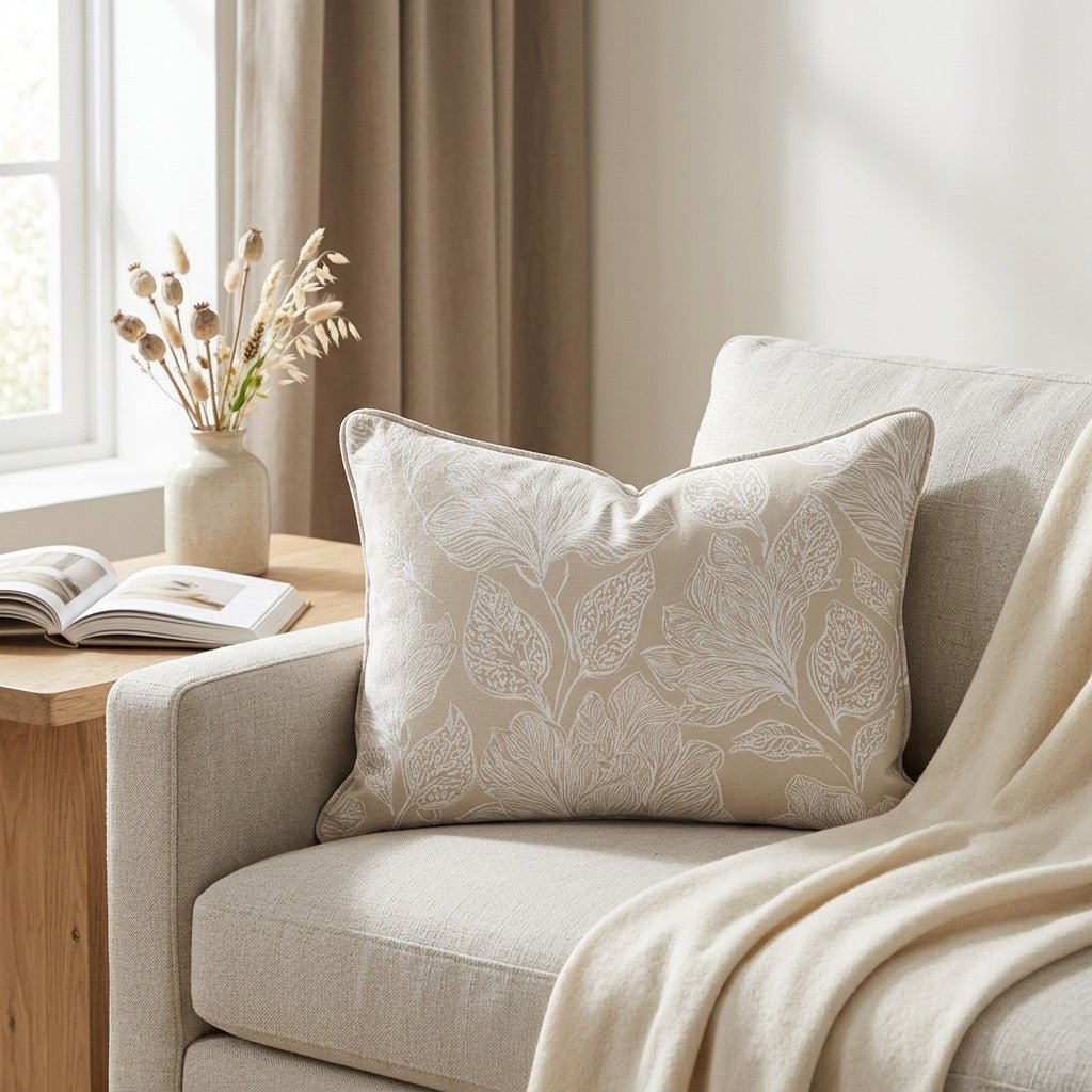 Folk Song Throw Pillow - Lemon Park