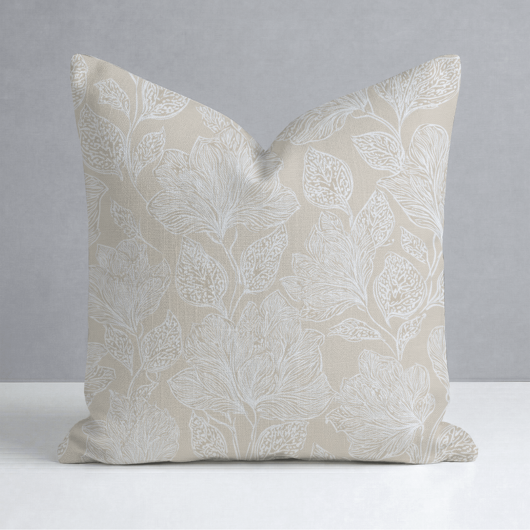 Folk Song Throw Pillow - Lemon Park
