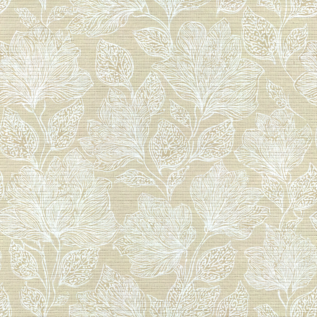 Folk Song Faux Grasscloth Wallpaper