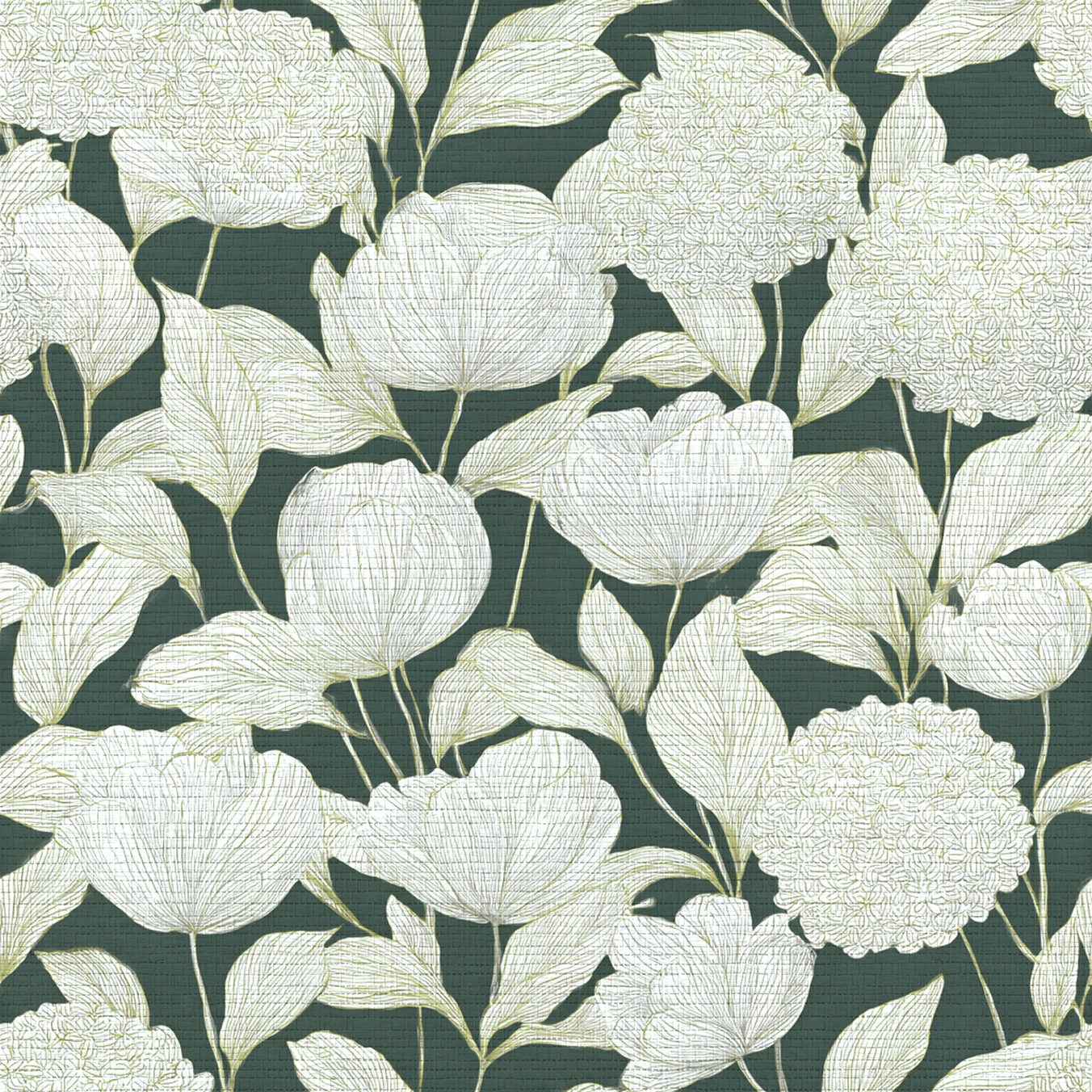 Folklore Cabins Faux Grasscloth Wallpaper - Lemon Park