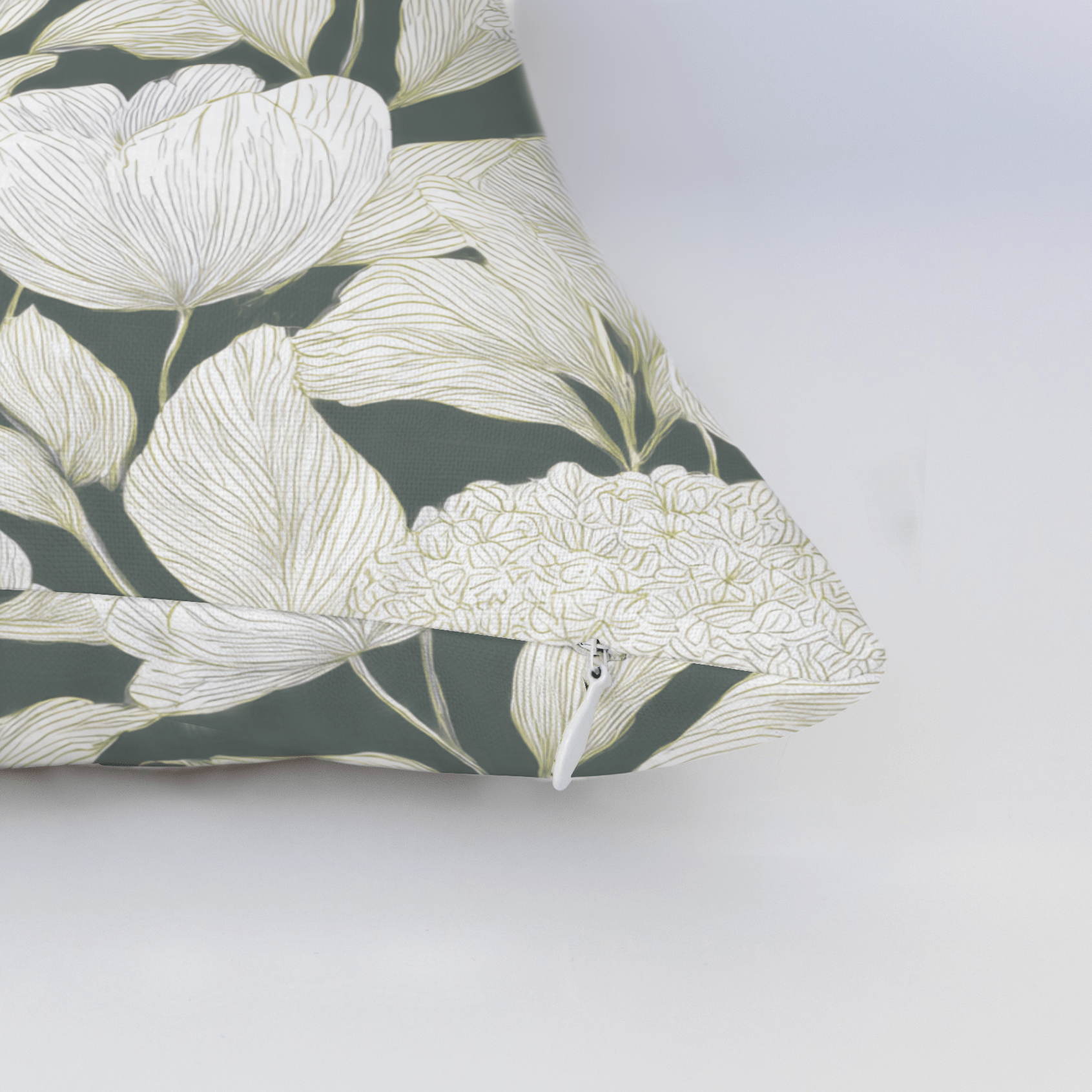Folklore Cabins Throw Pillow - Lemon Park