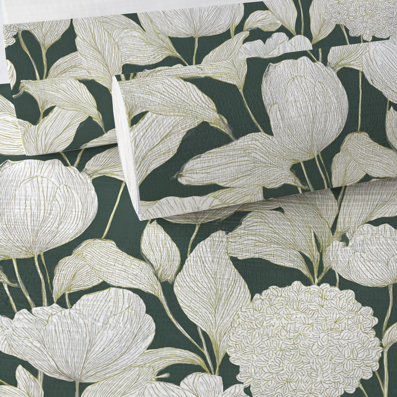 Folklore Cabins Faux Grasscloth Wallpaper