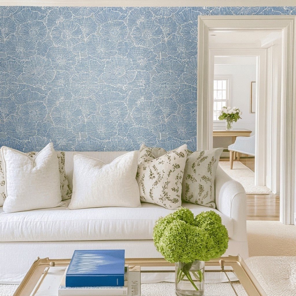 Forever & Ever Faux Grasscloth Wallpaper - Lemon Park