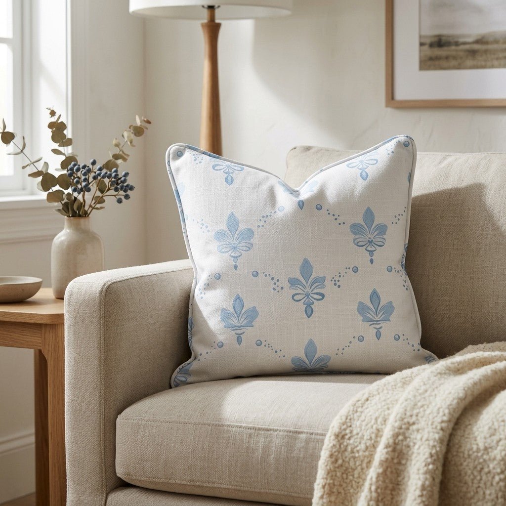 French Riviera Throw Pillow - Lemon Park