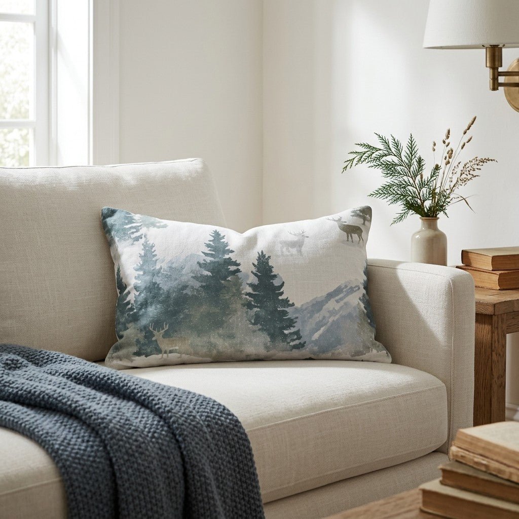Front Range Throw Pillow - Lemon Park