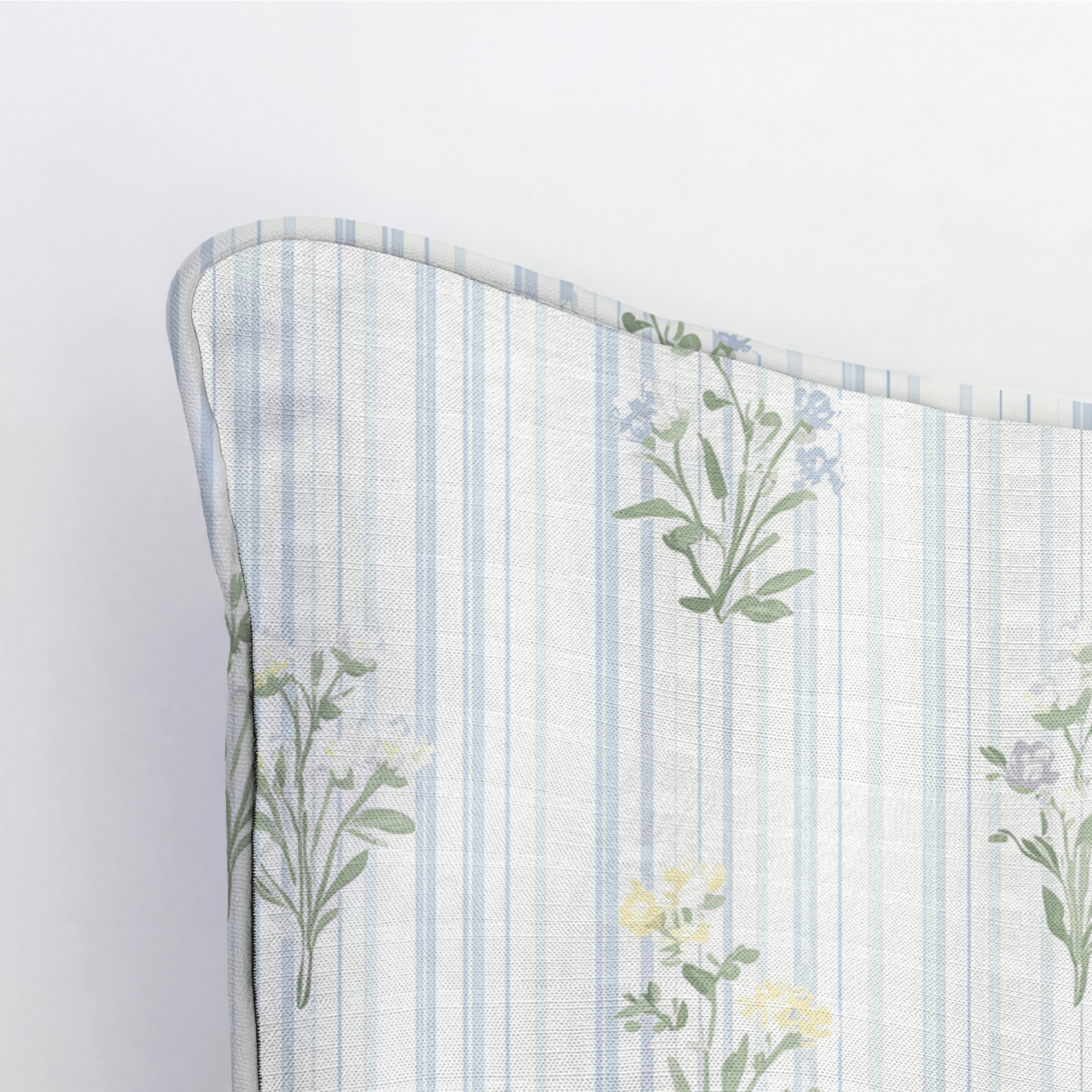 Front Row Floral Throw Pillow - Lemon Park