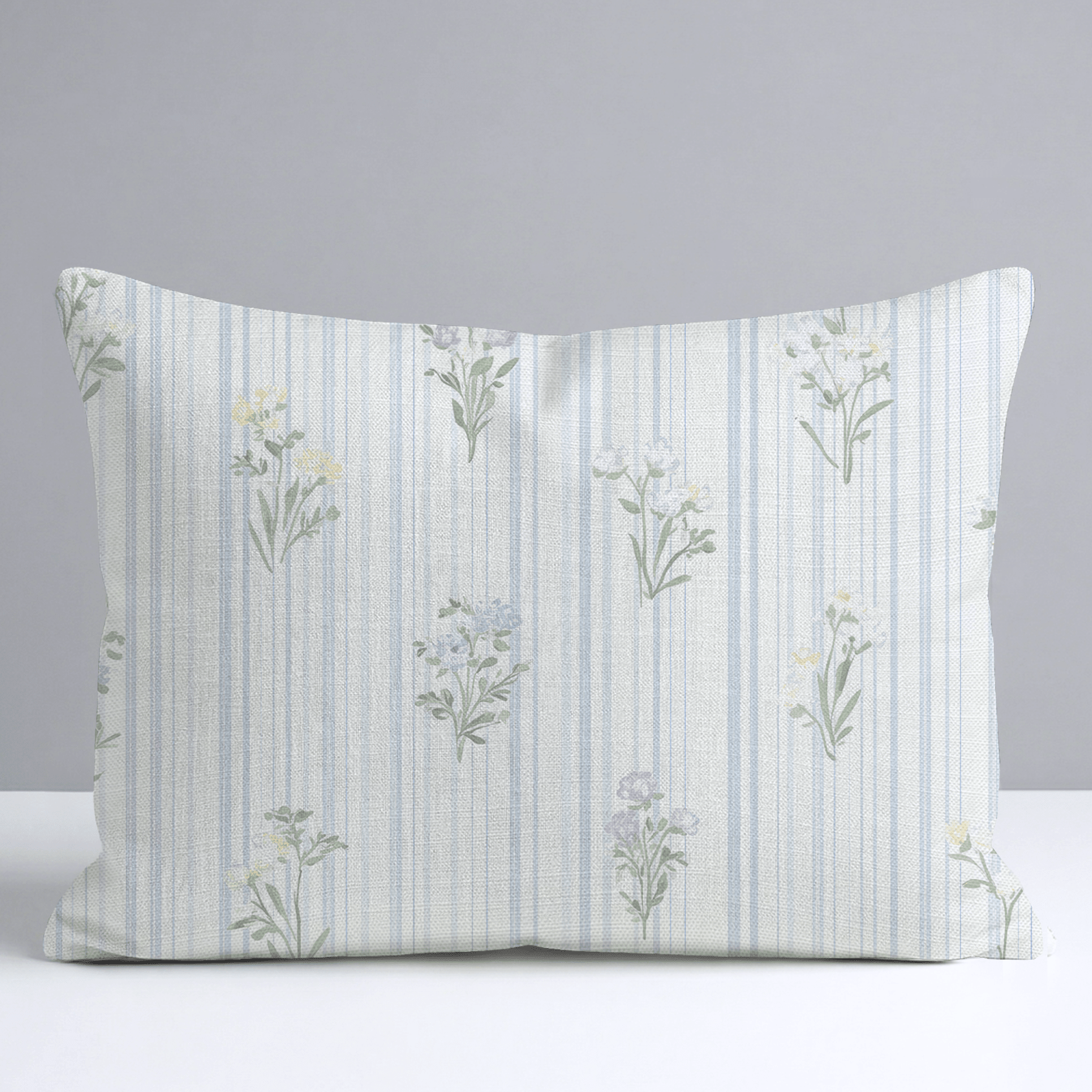 Front Row Floral Throw Pillow - Lemon Park