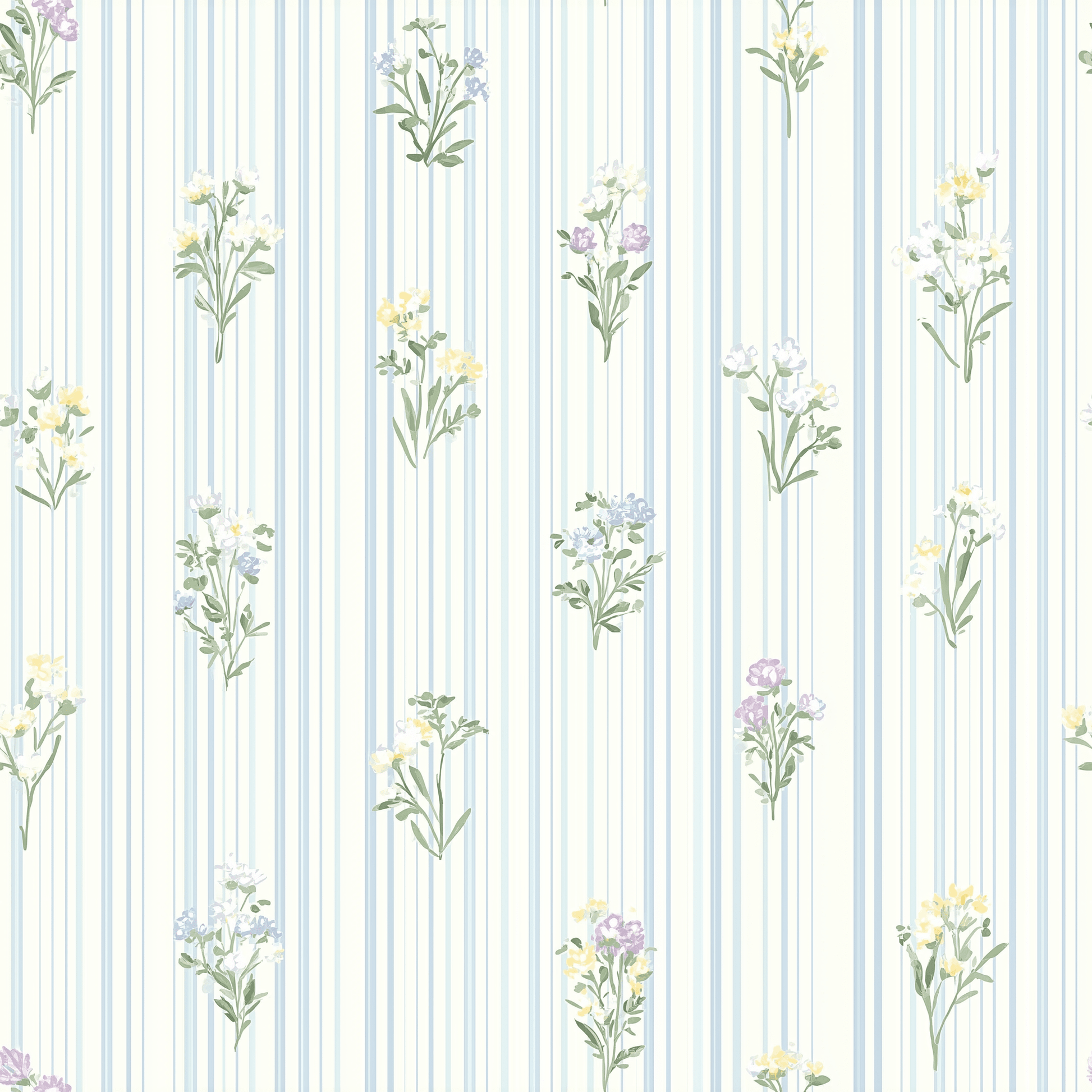 Front Row Floral Wallpaper - Lemon Park