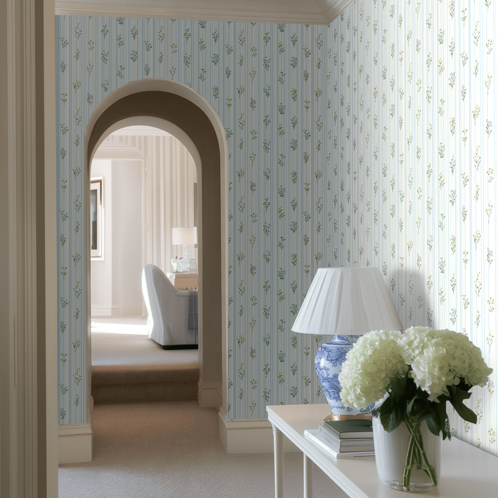 Front Row Floral Wallpaper - Lemon Park