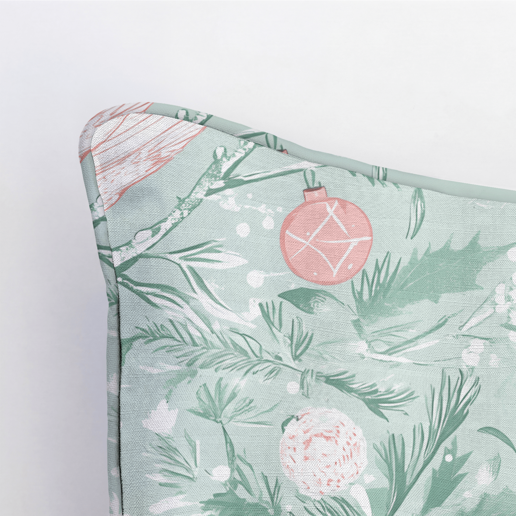 Frosted Flock Throw Pillow - Lemon Park