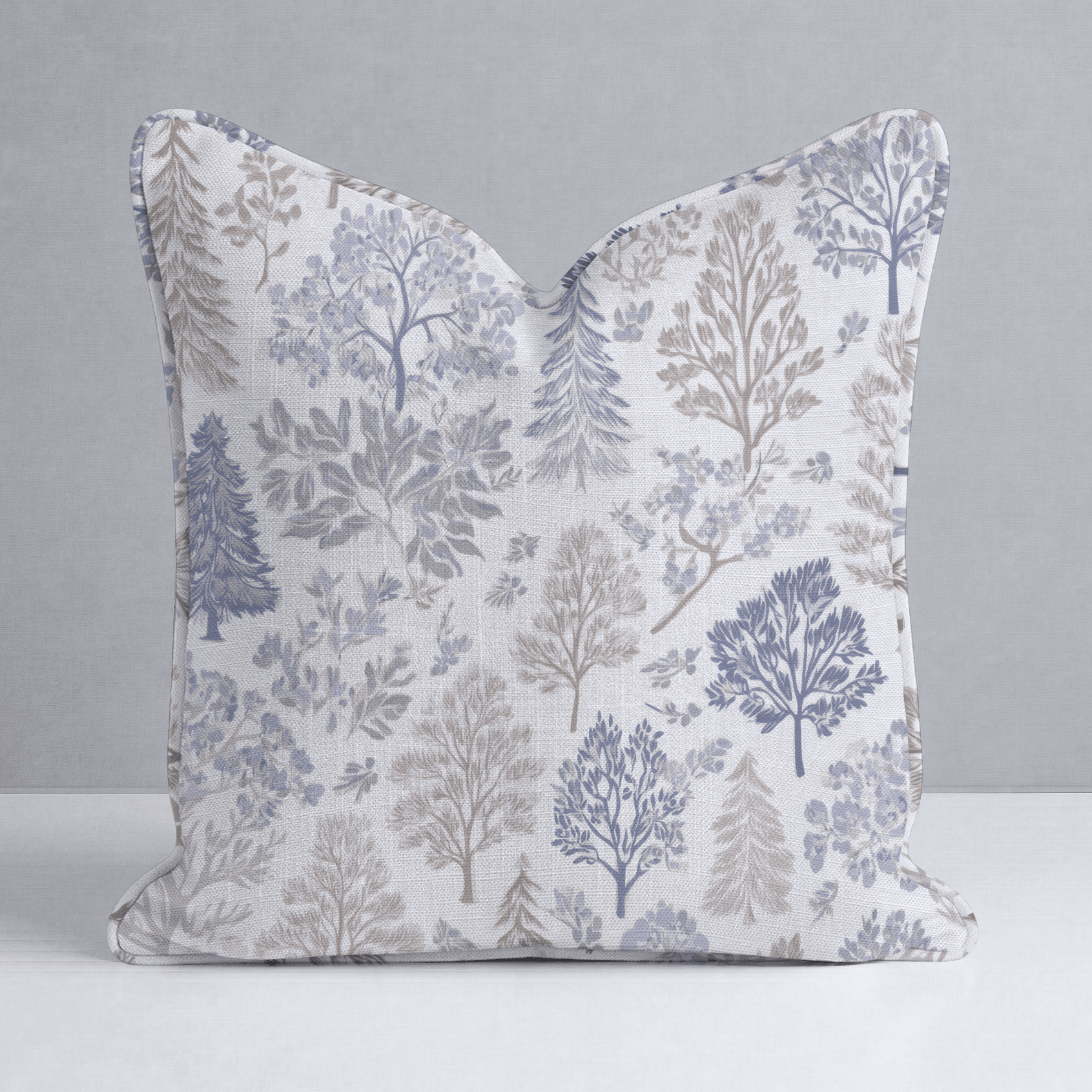 Frosted Forest Throw Pillow - Lemon Park