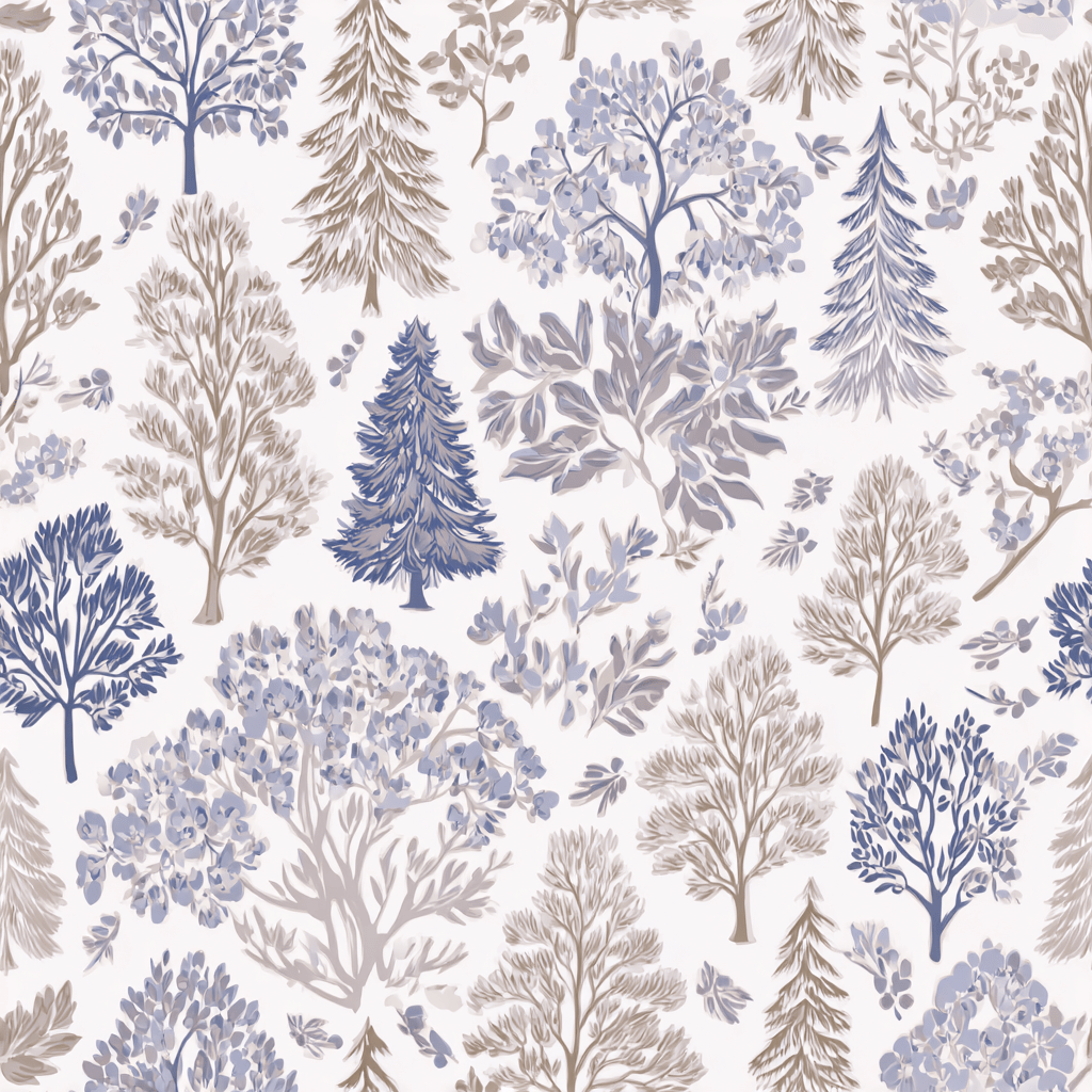 Frosted Forest Wallpaper - Lemon Park