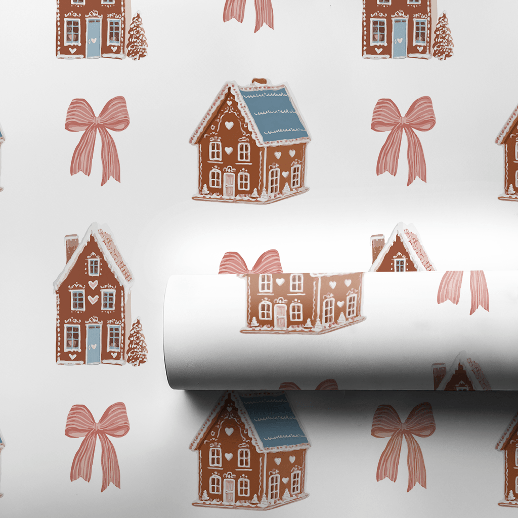 Frosted Haven - Wrapping Paper - Lemon Park