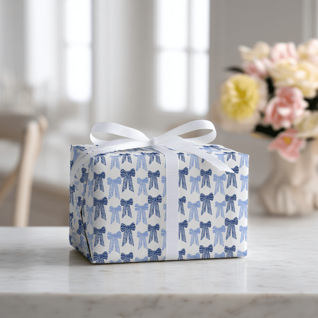 Frosted Ribbon - Wrapping Paper - Lemon Park