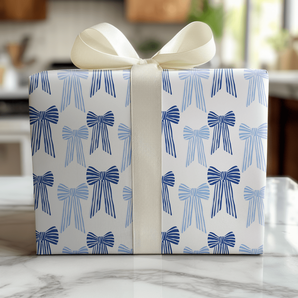 Frosted Ribbon - Wrapping Paper - Lemon Park