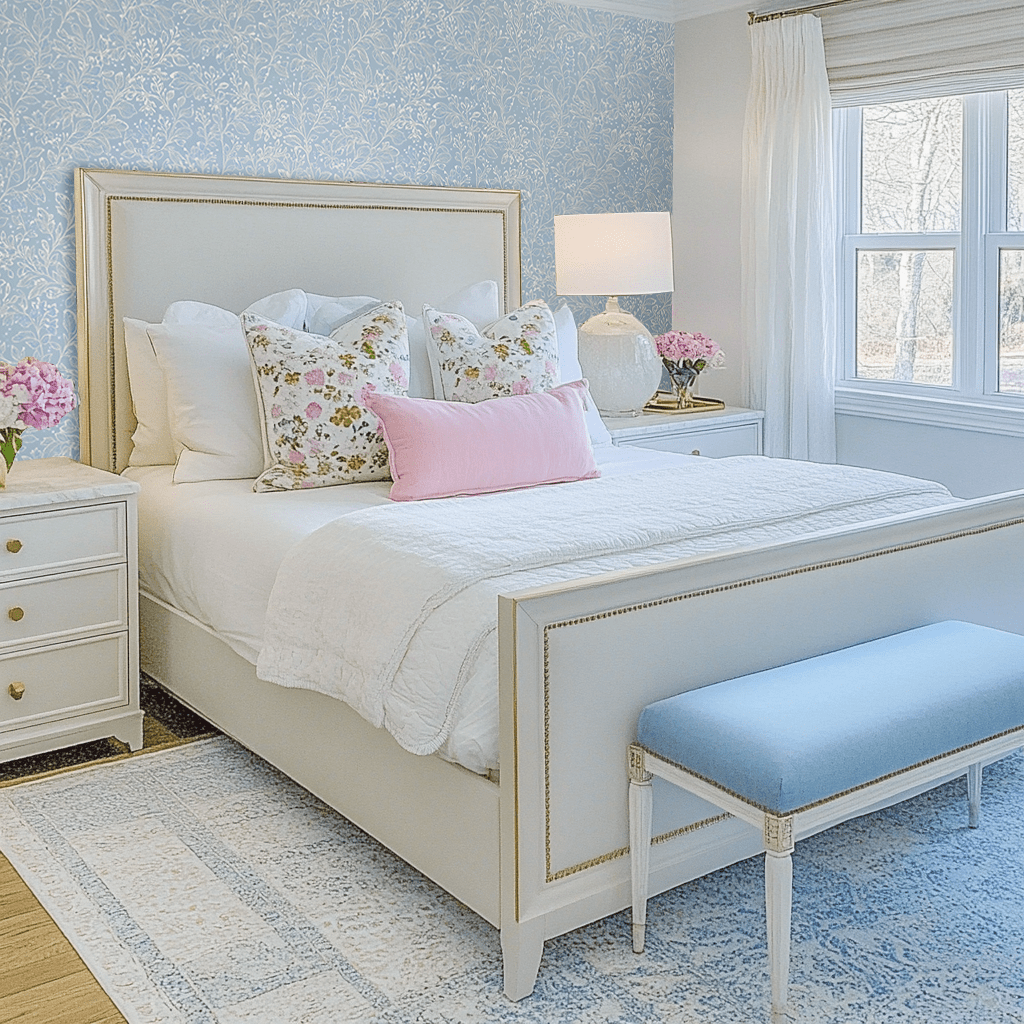 Frosted Sprig Wallpaper - Lemon Park