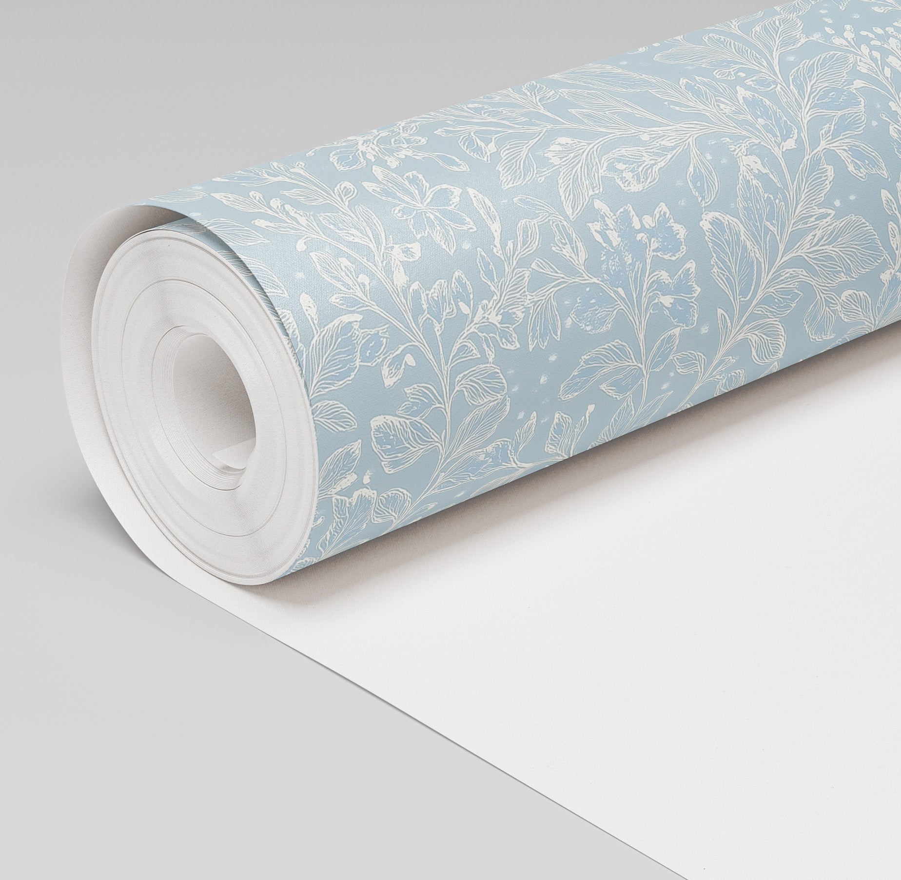 Frosted Sprig Wallpaper - Lemon Park