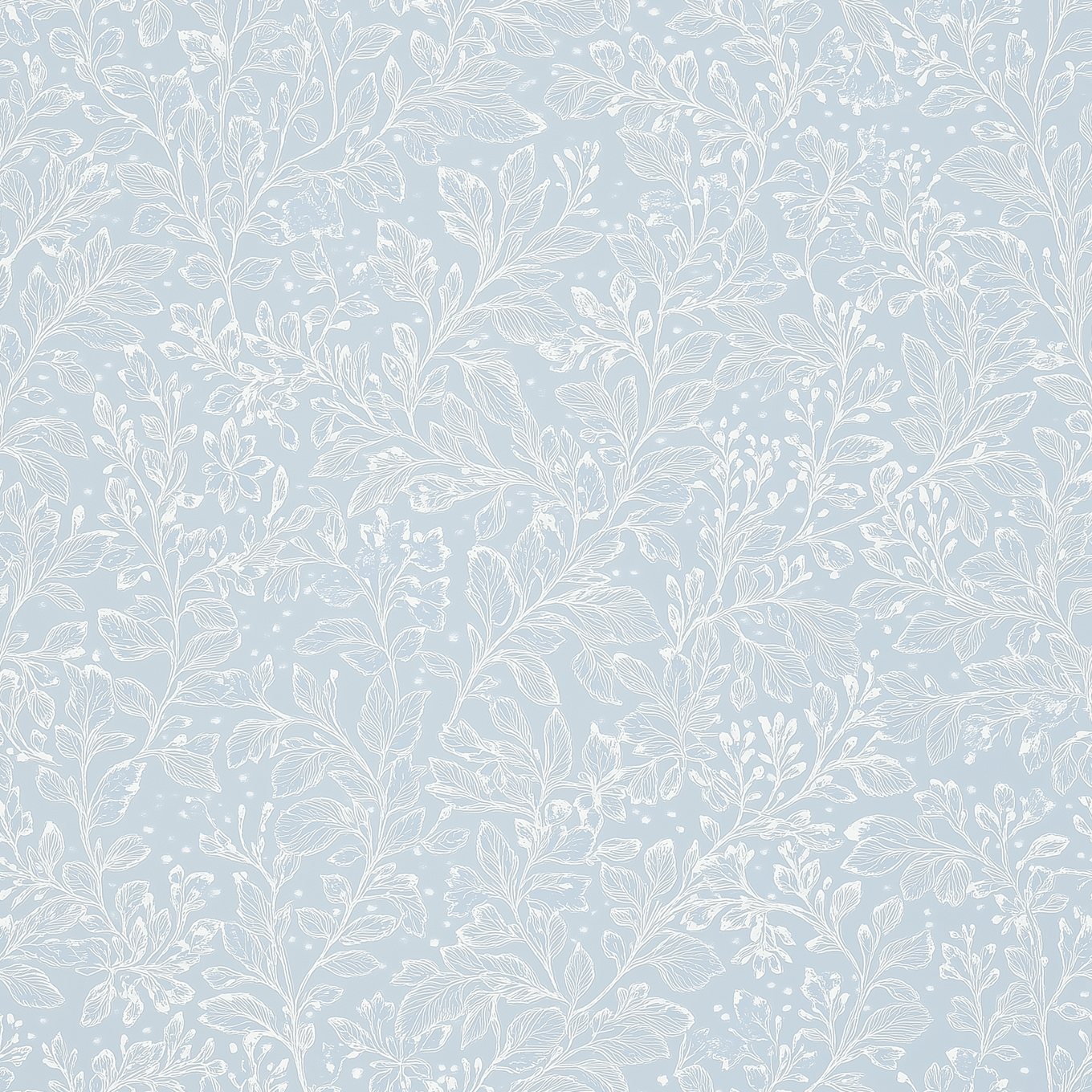Frosted Sprig Wallpaper - Lemon Park