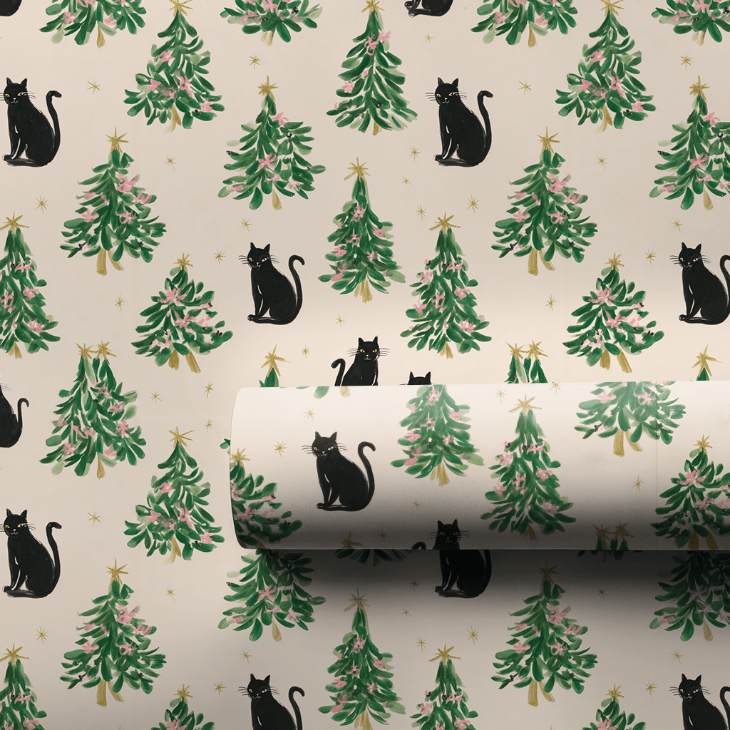 Fur Night - Wrapping Paper - Lemon Park