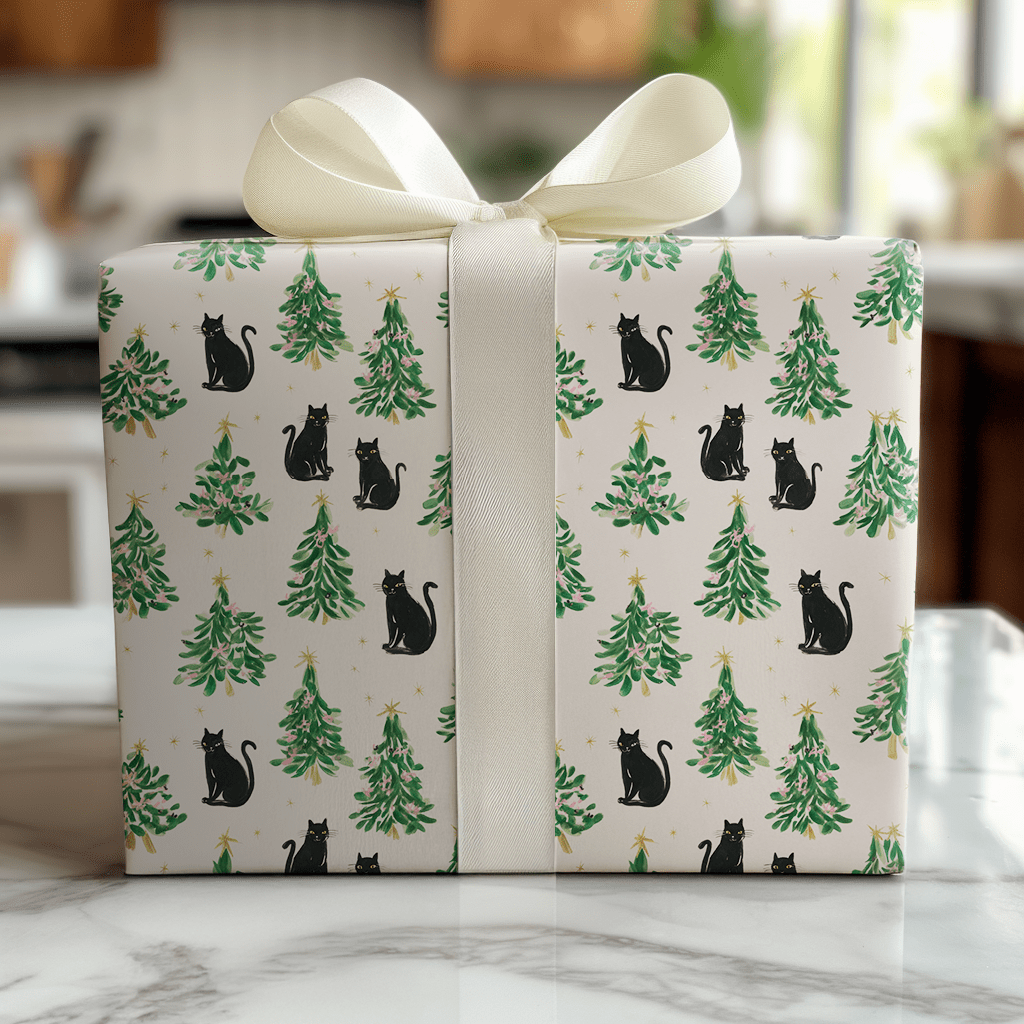 Fur Night - Wrapping Paper - Lemon Park