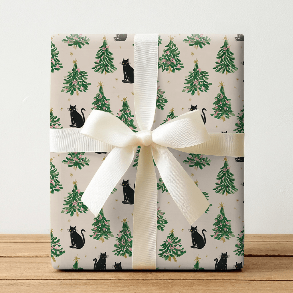 Fur Night - Wrapping Paper - Lemon Park