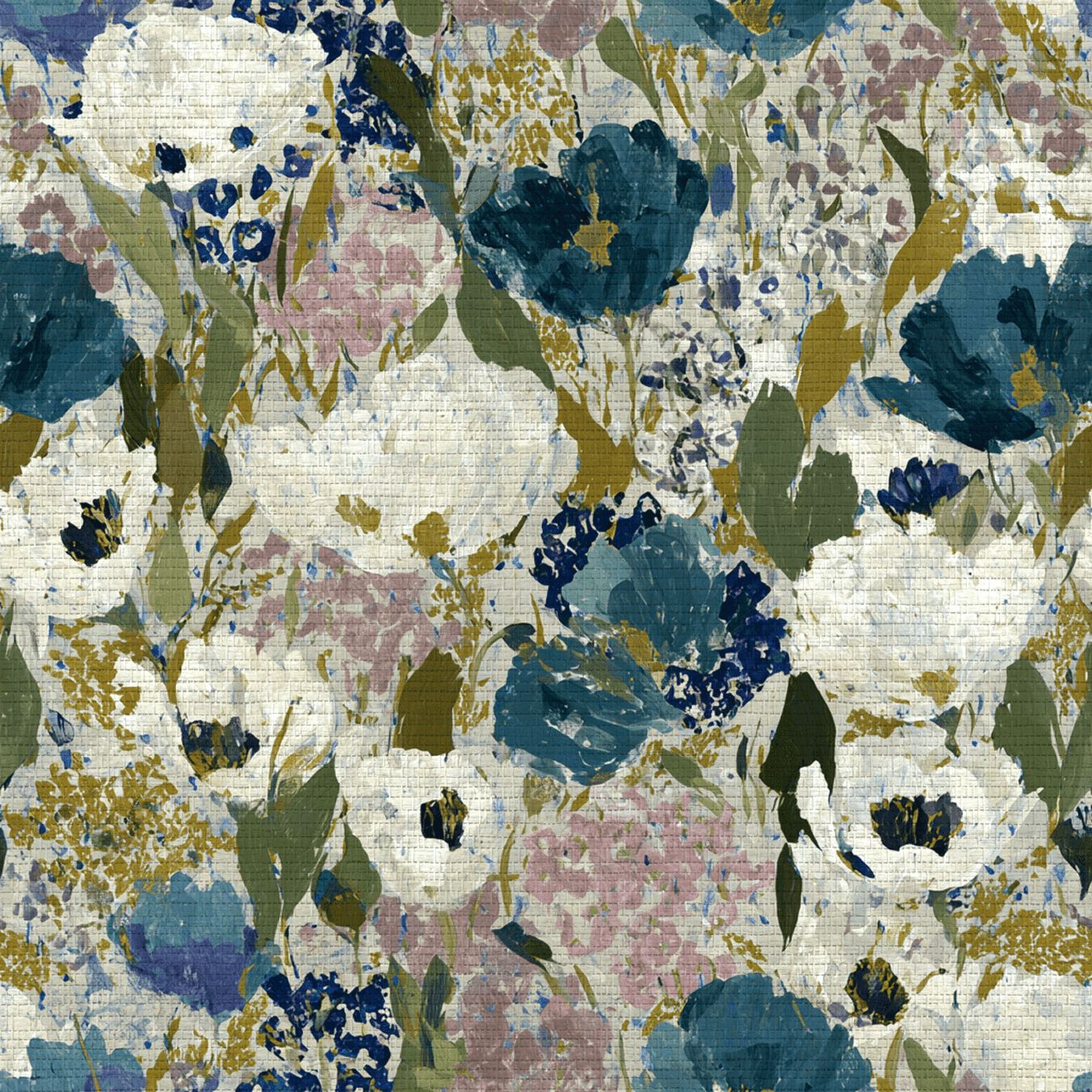 Garden in Motion Faux Grasscloth Wallpaper - Lemon Park