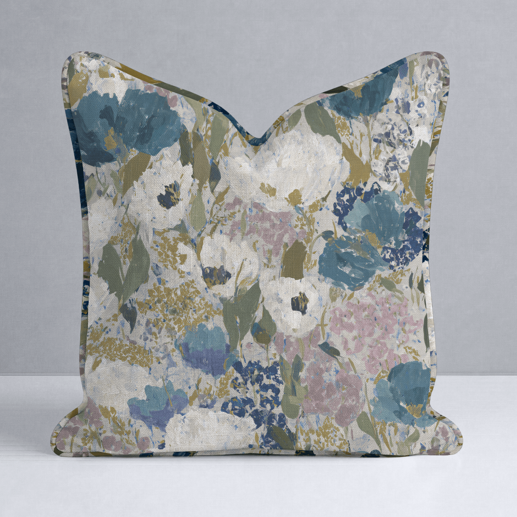 Garden in Motion Throw Pillow - Lemon Park