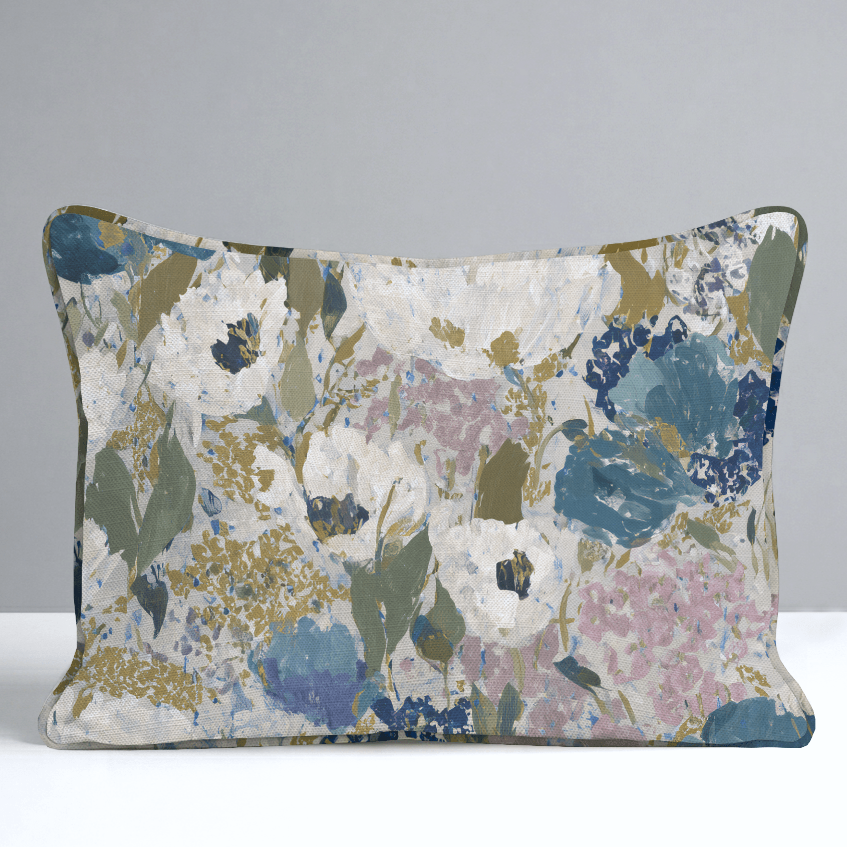 Garden in Motion Throw Pillow - Lemon Park