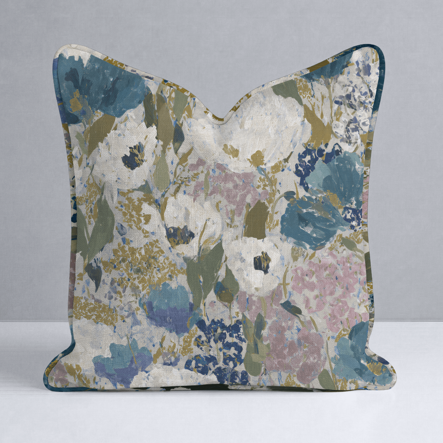 Garden in Motion Throw Pillow - Lemon Park