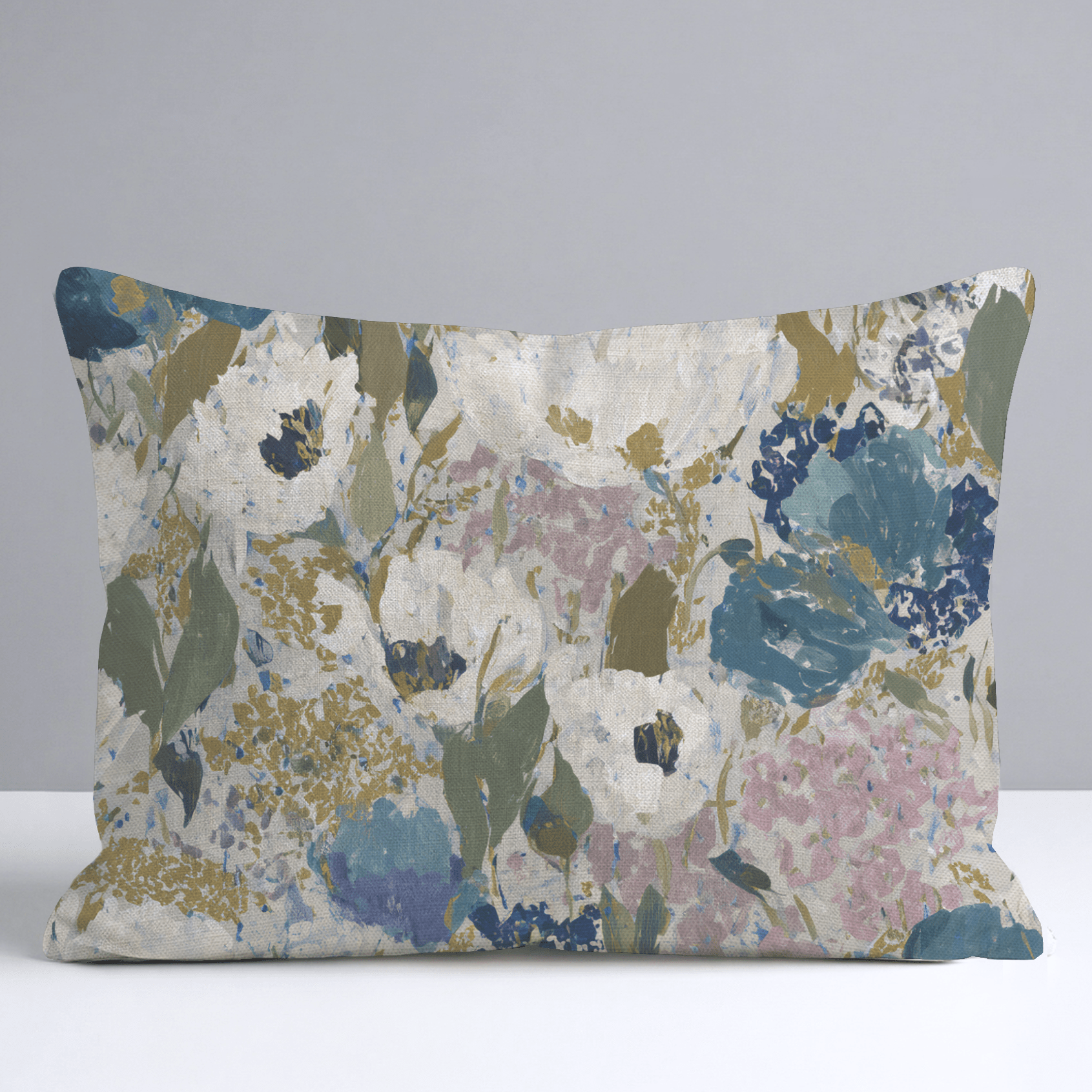 Garden in Motion Throw Pillow - Lemon Park