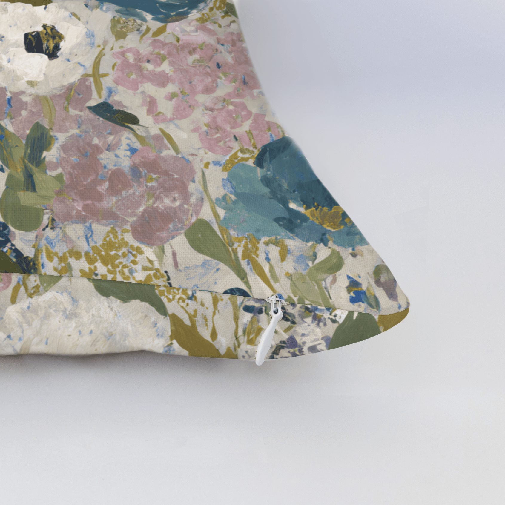 Garden in Motion Throw Pillow - Lemon Park