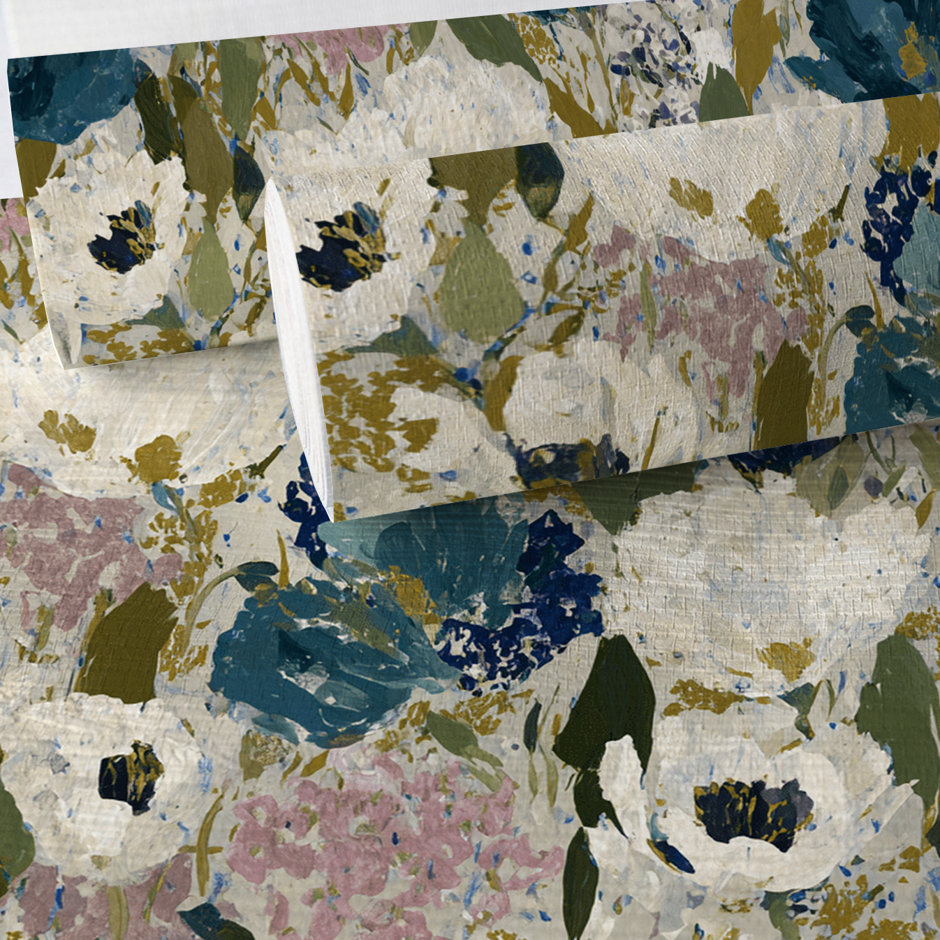 Garden in Motion Faux Grasscloth Wallpaper