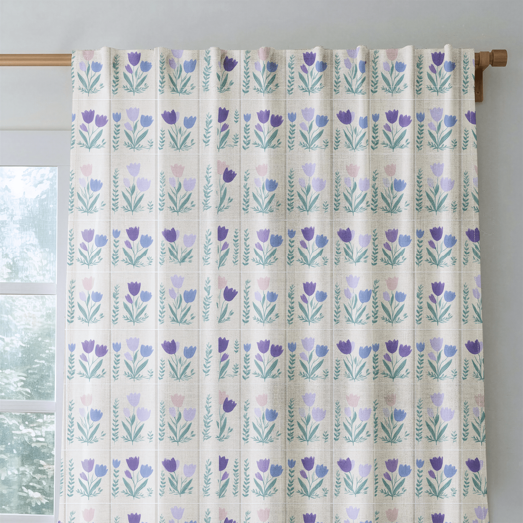 Garden Panel - Drapery - Lemon Park