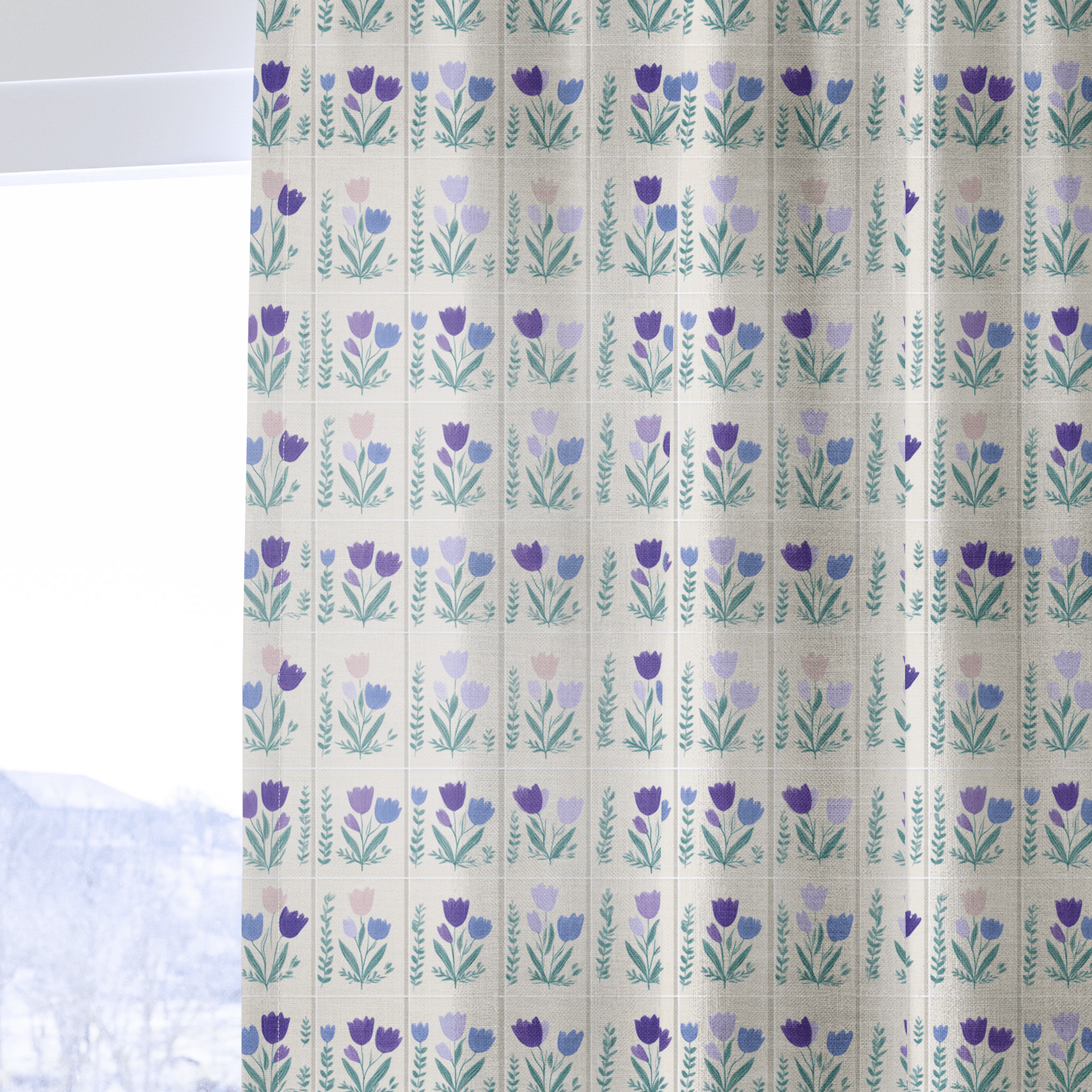 Garden Panel - Drapery - Lemon Park